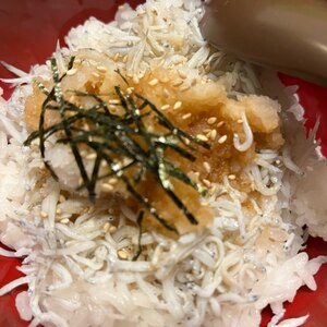 しらすおろしご飯！アレンジしらす丼